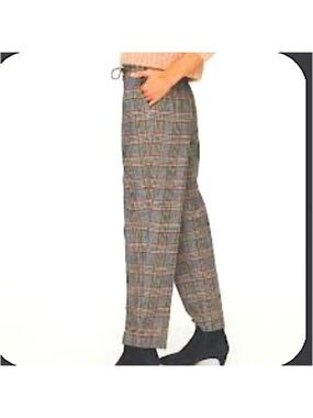Aritzia Wilfred| Wide leg plaid trousers. 8